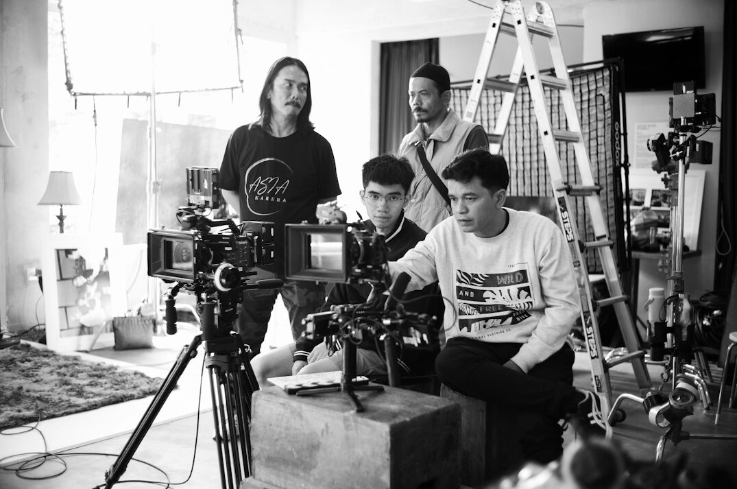 team of video editors