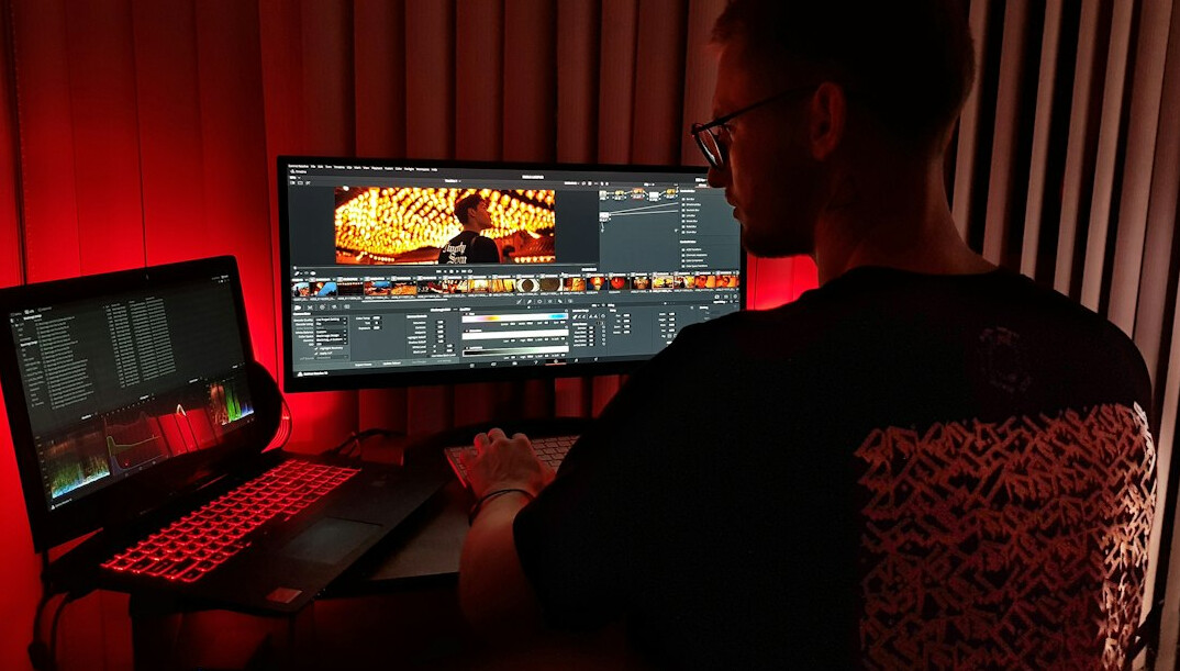 video editor organizing files